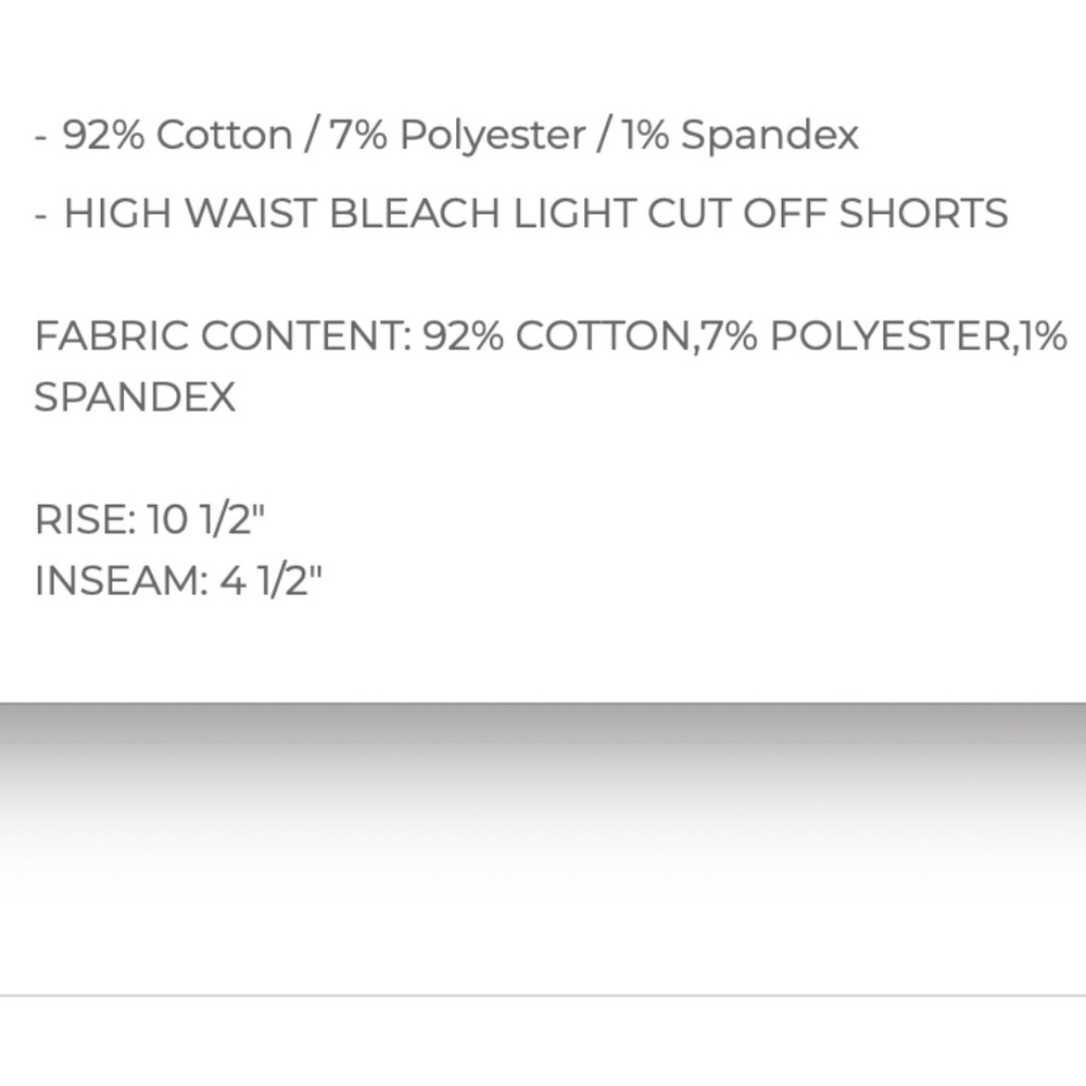 **NEW** Judy Blue High Waist Plus Size Shorts - Picture 6 of 6